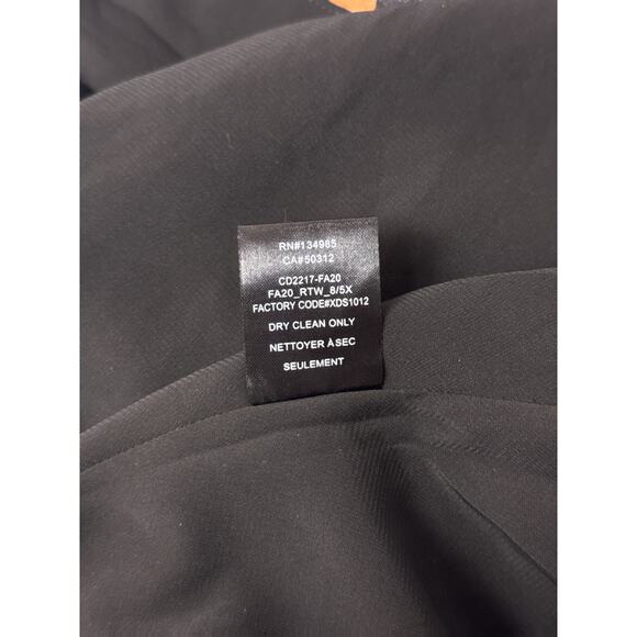 For Love & Lemons Dress Small Womens Black Polka Dot Satin Cutout Mini - Picture 11 of 11